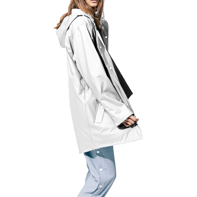 Adult Unisex Wings Rain Jacket, Chalk - Raincoats - 2