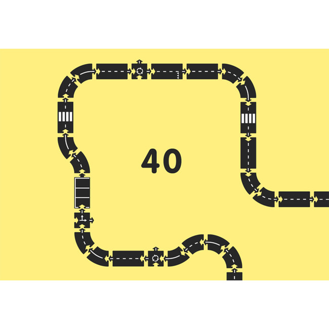 Waytoplay King of the Road 40 Piece Road Set - Transportation - 2