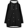 Adult Unisex Wings Rain Jacket, Black - Raincoats - 1 - thumbnail