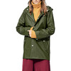 Adult Unisex Wings Rain Jacket, Forest Green - Raincoats - 4
