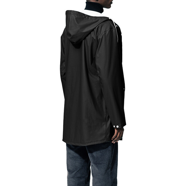 Adult Unisex Wings Rain Jacket, Black - Raincoats - 5