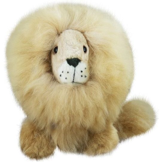 Alpaca Stuffed Lion, 9"
