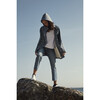 Adult Unisex Wings Rain Jacket, Stone Blue - Raincoats - 3