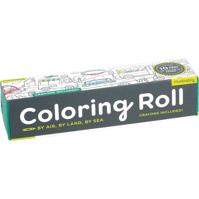 By Air, By Land, By Sea Coloring Roll - Arts & Crafts - 1
