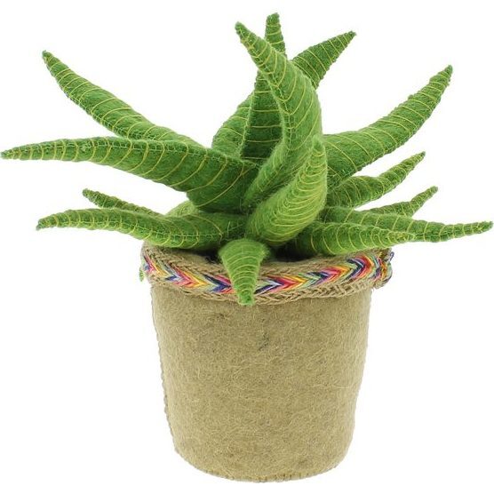 Aloe Vera Cactus Bookend, Green - Paper Goods - 1