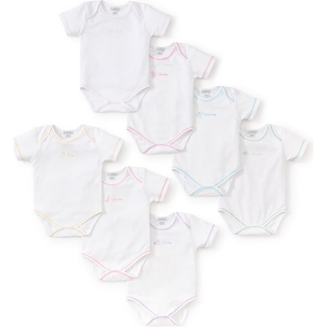 Girls Days of the Week Onesies Set