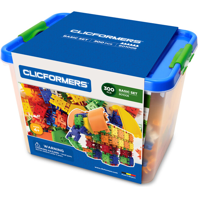 Clicformers Basic 300-Piece Tub - STEM Toys - 6