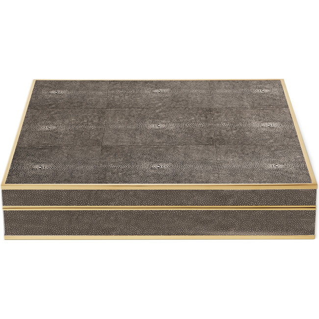 Shagreen Chess Set, Chocolate - Board Games - 6
