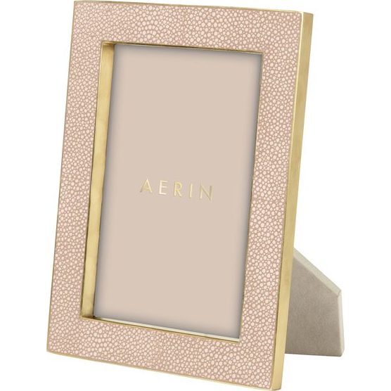 Classic Shagreen Frame, Blush