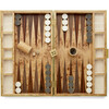 Shagreen Backgammon Set, Cream - Games - 4
