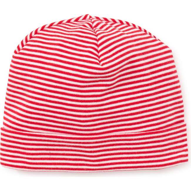 Essentials Striped Hat, Red - Hats - 1