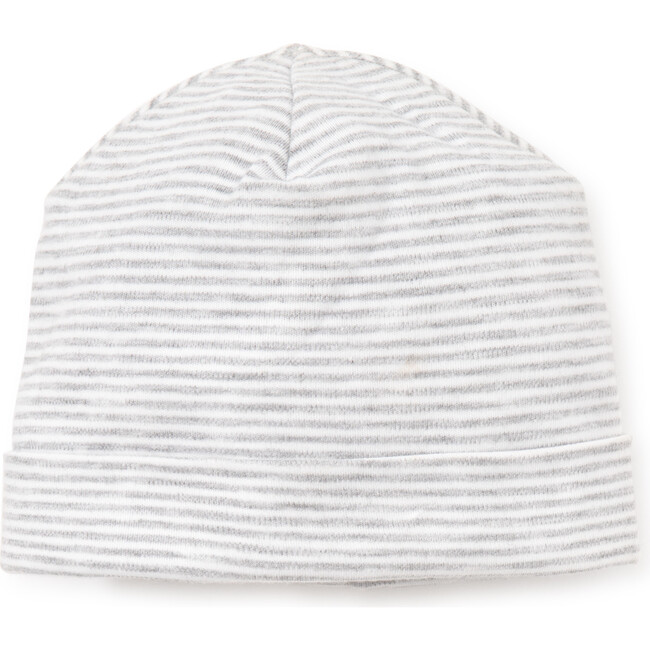 Essentials Striped Hat, Grey