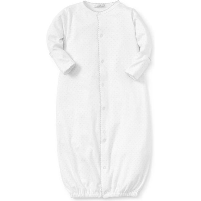 New Dots Converter Gown, White/Grey