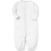 New Dots Converter Gown, White/Grey - Onesies - 2