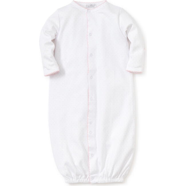 New Dots Converter Gown, White/Pink