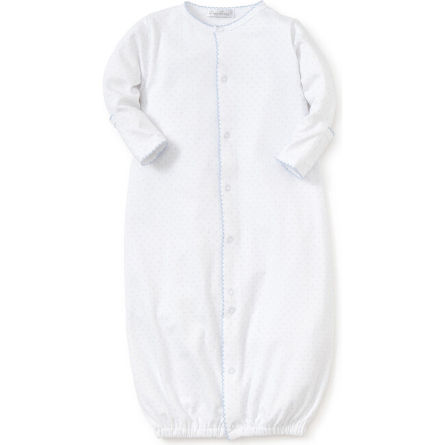 New Dots Converter Gown, White/Blue