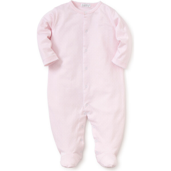 baby girl white new kissy dots print footie main image 0