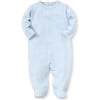 New Dots Footie, Blue/White - Onesies - 1 - thumbnail