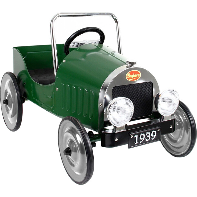 Classic Pedal Car, Green - Ride-On - 1