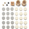 Shagreen Backgammon Set, Dove - Board Games - 4