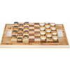 Shagreen Checkers Set, Cream - Games - 3