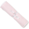 Simple Stripe Burp Cloth, Pink - Bibs - 1 - thumbnail