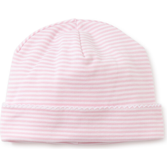 Simple Stripe Hat, Pink - Hats - 1