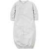 Essentials Stripes Converter Gown, Grey - Onesies - 1 - thumbnail