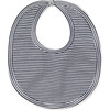 Essentials Striped Bib, Navy - Bibs - 1 - thumbnail