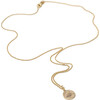 14k Gold Lizard Medallion Chain Necklace - Necklaces - 1 - thumbnail