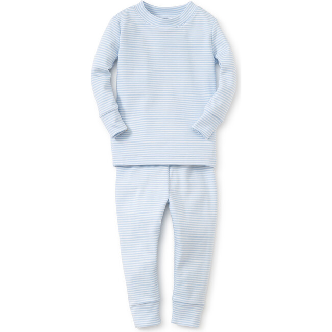 Simple Stripe Pajama Set, Blue
