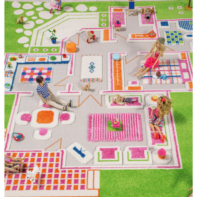 Play House 3-D Activity Mat, Green Medium - Transportation - 3