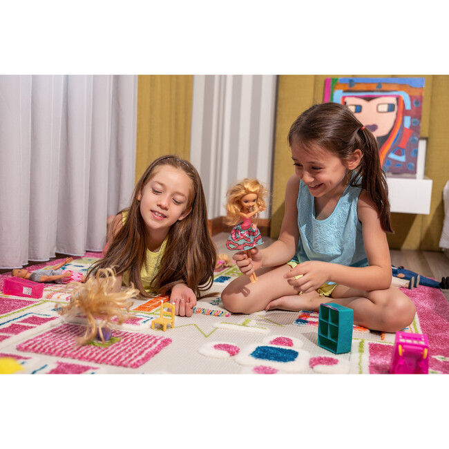 Play House 3-D Activity Mat, Pink Large - Transportation - 3