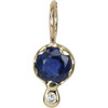 Gemstone Amulet, Sapphire - Necklaces - 1 - thumbnail