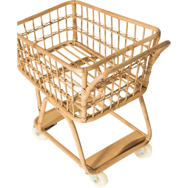 Rattan Shopper, Natural - Role Play Toys - 3