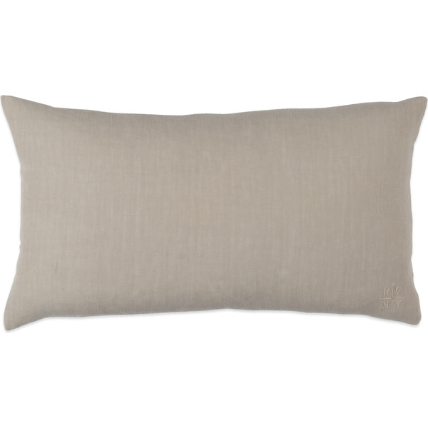 Simple Linen Decorative Pillow, Flax - Hawkins New York Decorative ...