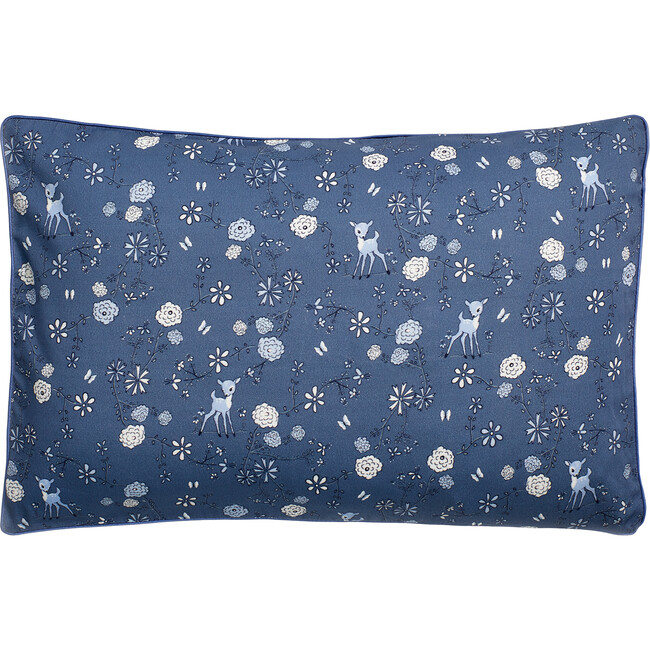 Into The Woodlands Toddler Pillow, Blue - Decorative Pillows - 1