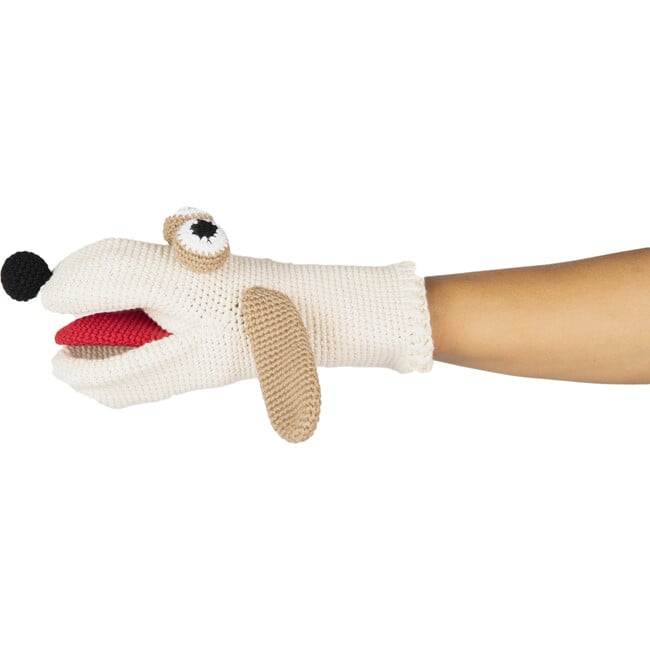 Dog Organic Handmade Hand Puppet - Role Play Toys - 3