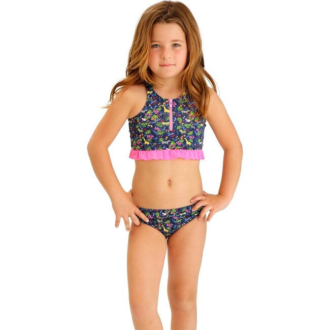 Zoo Girls Bikini, Blue - Two Pieces - 2