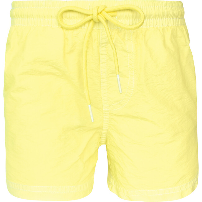 Solid Yellow, Boys - Swim Trunks - 1