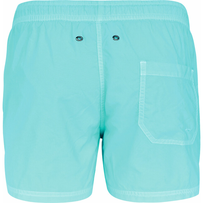 Solid Aqua, Men - Swim Trunks - 2