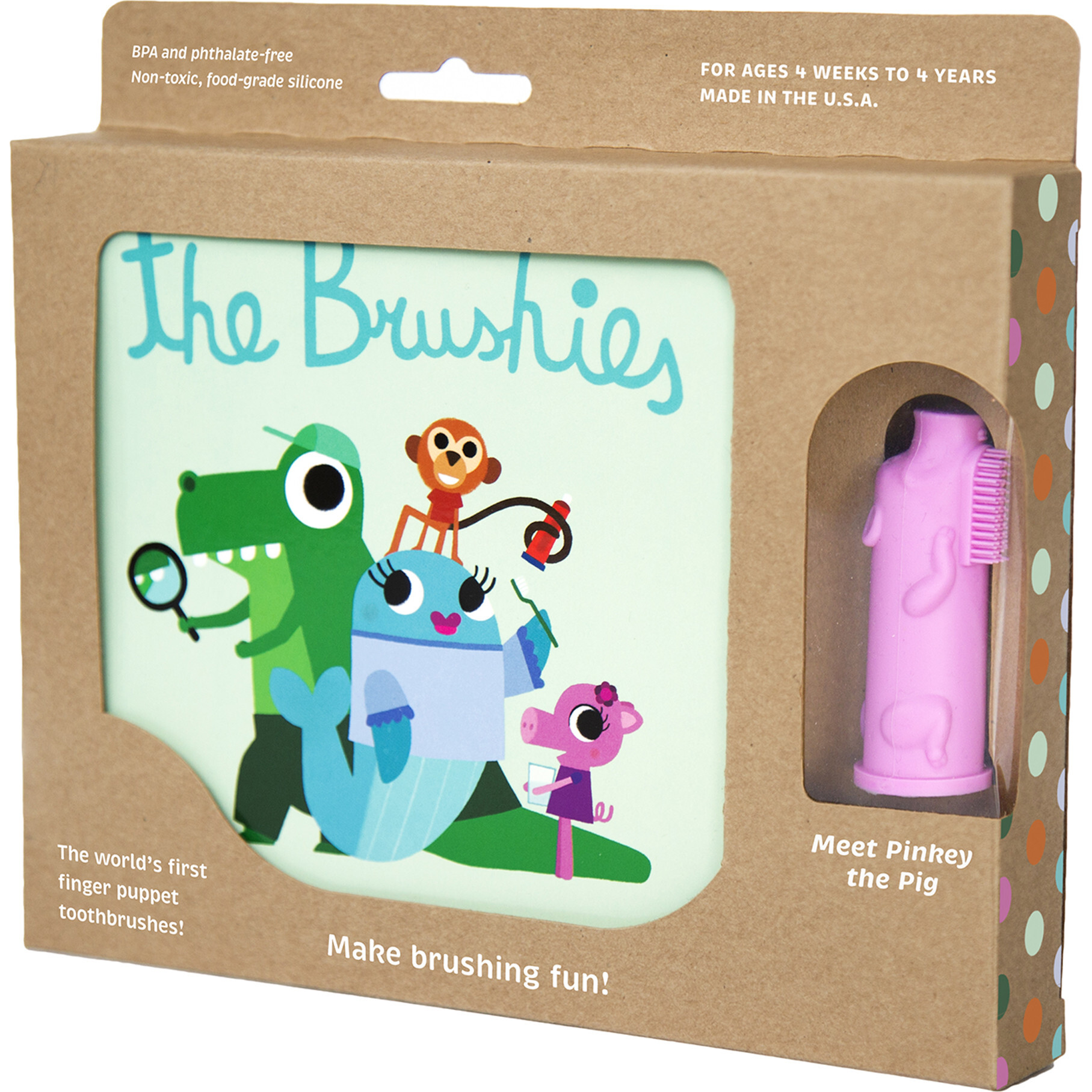 Pinky the Pink Toothbrush with Book - Toothbrushes & Toothpastes - 1