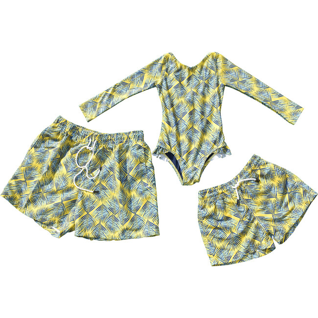 *Exclusive*Boy's Swim Trunks, Palma Print - Swim Trunks - 3