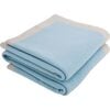 Cashmere Little Crown Blanket, Blue - Blankets - 1 - thumbnail