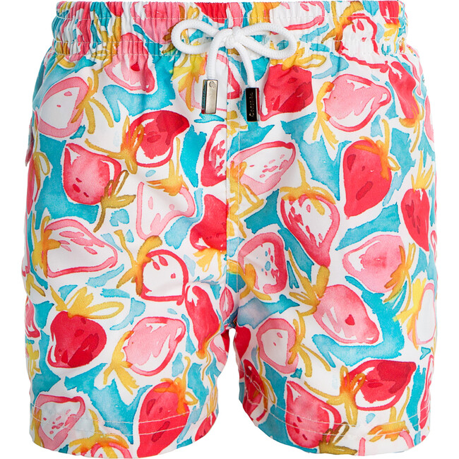 Light Daiquiri Print, Boys - Swim Trunks - 1