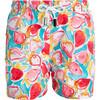 Light Daiquiri Print, Boys - Swim Trunks - 1 - thumbnail