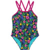 Jungle Night Print, Girls - One Pieces - 1 - thumbnail