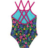 Jungle Night Print, Girls - One Pieces - 2