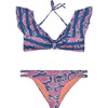 Mia Bikini Top, Pink and Blue - Two Pieces - 1 - thumbnail