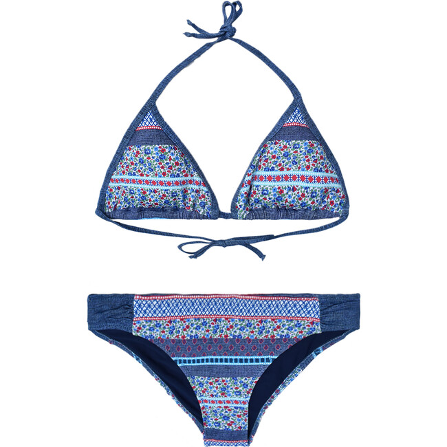 Marella Bikini Bottom, Blue - Two Pieces - 1